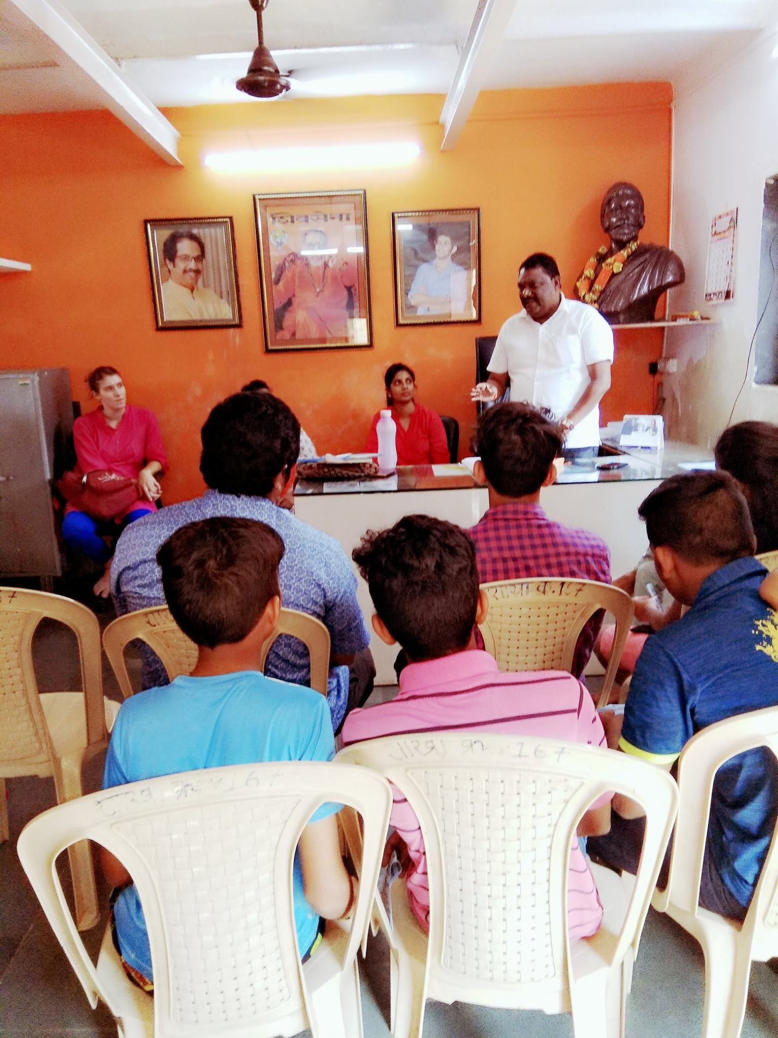 Meeting with Shiv Sena Head to Mobilize Youth for Training