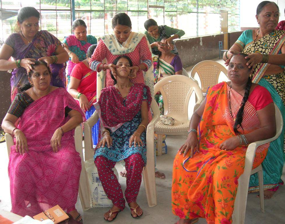 Healing ministry session at Auxilium, BARODA