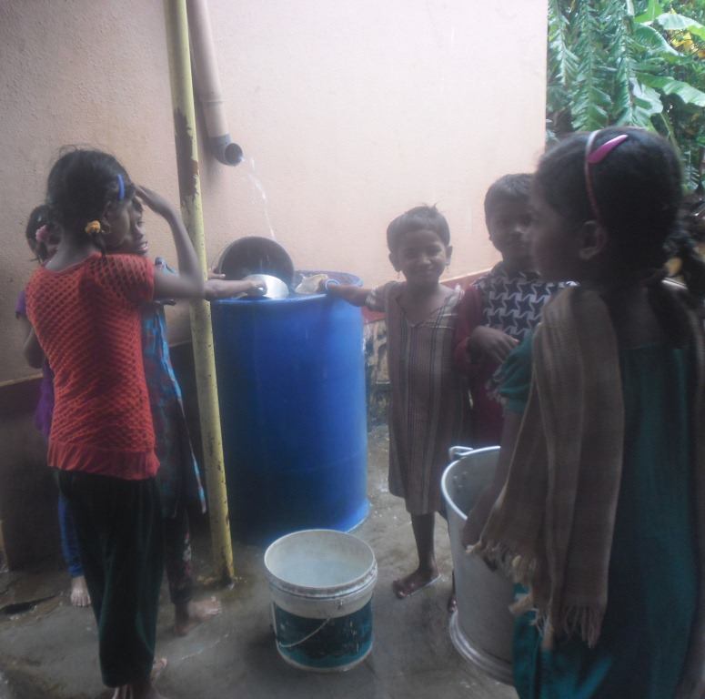 Health check-up and rain harvesting at Ashish Bhavan, Kune