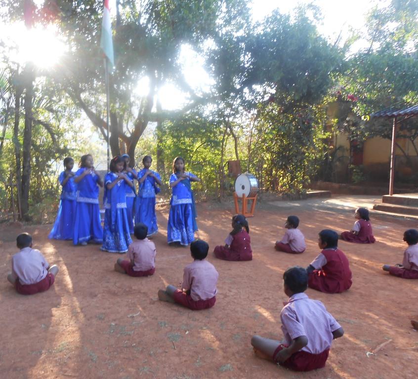 Ashish Bhavan, Kune children engage in values class and cultural performances