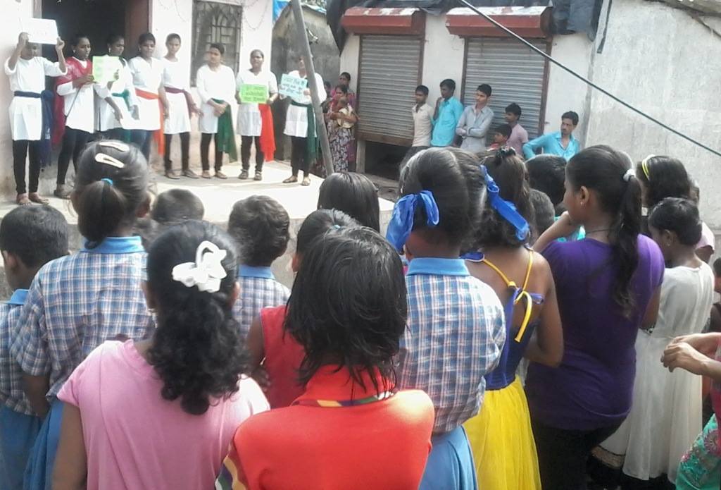 Child Protection Policy awareness and street play at KOPARKHAIRANE