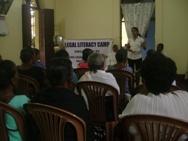 Legal literacy camp for senior citizens at Auxilium, Velim