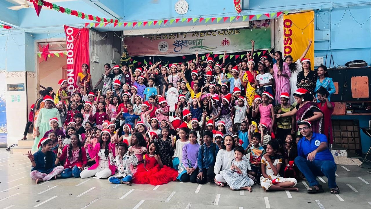 Christmas celebration at Don Bosco Centre