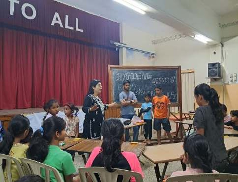 Session on Child protection and personal hygiene